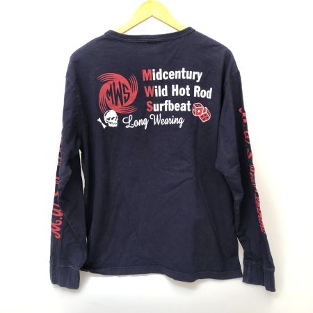  MWS エムダブルエス Tシャツ 長袖Tシャツ SIZE XL ネイビー