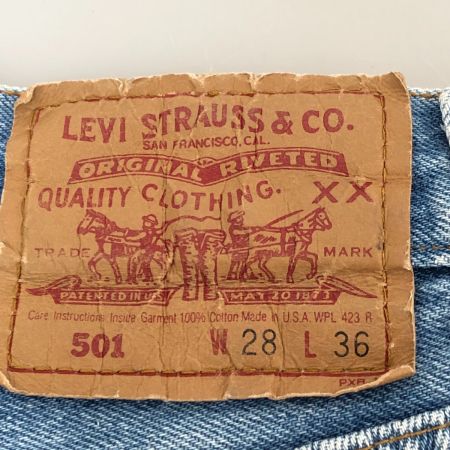  90s Levis ジーンズ 501 SIZE W28×L36 555刻印 アメリカ製 92年製 古着 インディゴ