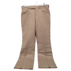 □□ 70~80s SANSABELT パンツ スラックス SIZE 3L ロケットTALON 古着 ベージュ Cランク