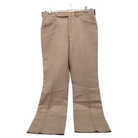  70~80s SANSABELT パンツ スラックス SIZE 3L ロケットTALON 古着 ベージュ