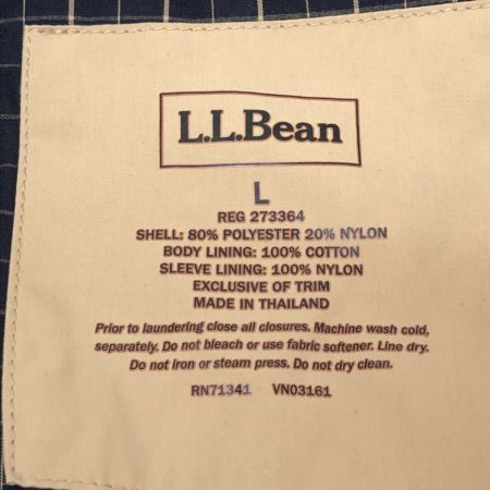  00s L.L.Bean ジャケット スイングトップ SIZE L 古着 273364 ベージュ