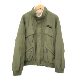 □□ FIRST DOWN ブルゾン リバーシブルボアブルゾン SIZE L  193-1554 オリーブ Cランク