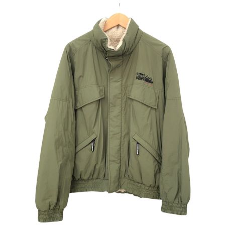  FIRST DOWN ブルゾン リバーシブルボアブルゾン SIZE L  193-1554 オリーブ