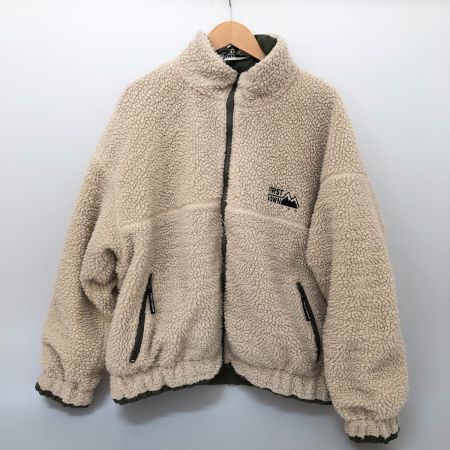  FIRST DOWN ブルゾン リバーシブルボアブルゾン SIZE L  193-1554 オリーブ