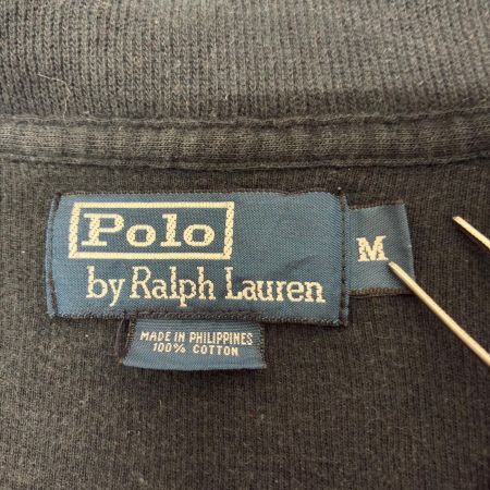  90s POLO RALPH LAUREN スウェット ハーフジップスウェット SIZE M 古着 ネイビー