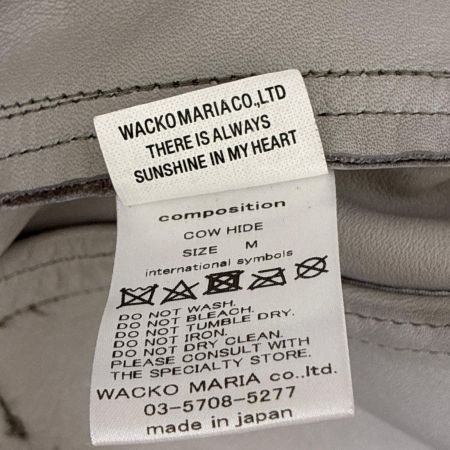  WACKO MARIA ワコマリア ジャケット スエードレザージャケット SIZE M 古着 24FW グレー