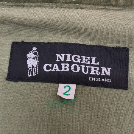  Nigel Cabourn シャツ ウエスタンシャツ 古着 size2(M) グリーン
