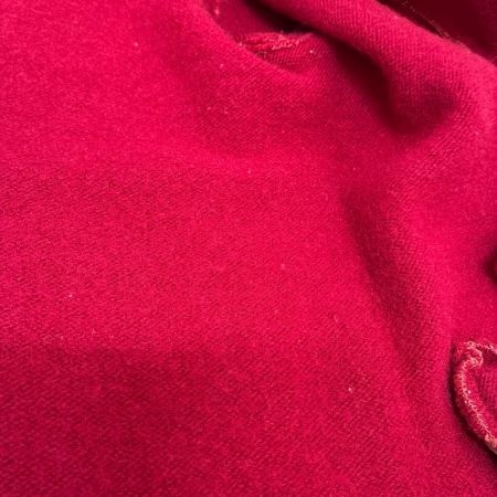 40~50s CAMPUS カーディガン 古着 プリントタグ ワインレッド