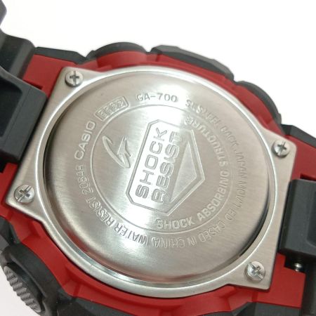  CASIO カシオ 腕時計　G-SHOCK GA-700-1A ブラック