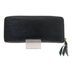 □□ LOUIS VUITTON ルイヴィトン アンプラント　ポルトフォイユ　クレマンス M60171 ブラック Cランク