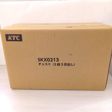  KTC ケーティーシー チェスト（3段3引出し）　ツールＢＯＸ　道具箱 SKX0213 レッド