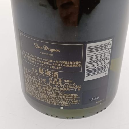  Dom Perignon ドンペリニョン シャンパン ヴィンテージ 2015 未開栓