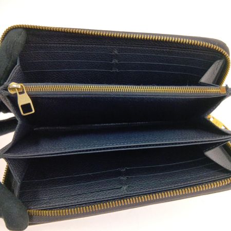  LOUIS VUITTON ルイヴィトン モノグラム アンプラント ジッピーウォレット M61864 ブラック