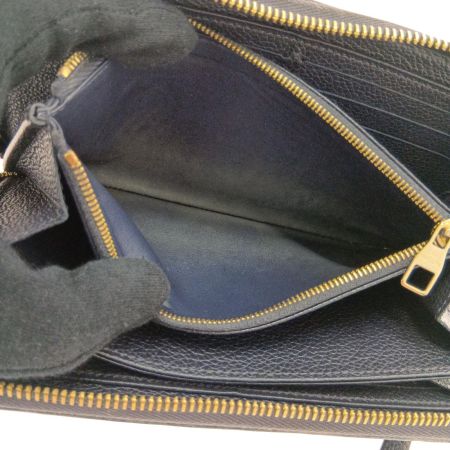  LOUIS VUITTON ルイヴィトン モノグラム アンプラント ジッピーウォレット M61864 ブラック
