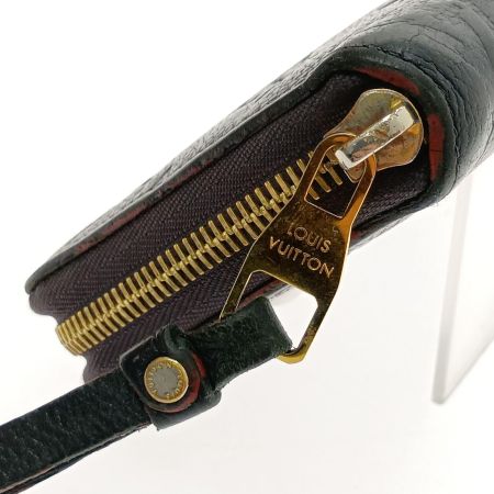  LOUIS VUITTON ルイヴィトン モノグラム アンプラント ジッピーウォレット M61864 ブラック