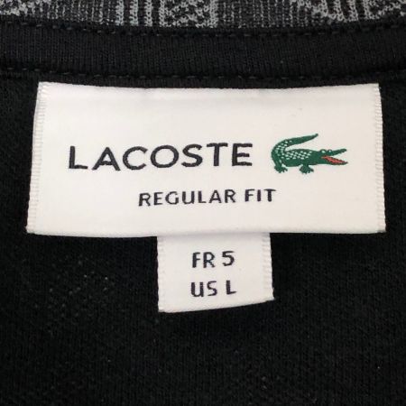  LACOSTE ラコステ ジャージ トラックジャケット 古着 SIZE US:L(M相当) SH1368 ブラック