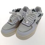 □□ NIKE ナイキ スニーカー　エアフォース1 シャドウ　25cm DZ1847 110 ホワイト Bランク