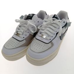 □□ NIKE ナイキ スニーカー　エアフォース1 シャドウ　25cm DZ1847 110 ホワイト Bランク