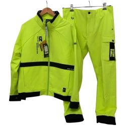 □□ I'Z FRONTIER セットアップ 作業着 3L/LL イエロー Aランク