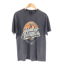□□ HARLEY-DAVIDSON ハーレーダビッドソン Tシャツ SIZE M 古着 2010年製 ブラック Cランク