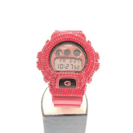  CASIO カシオ 腕時計　 G-SHOCK 　加工有り DW-6900MF レッド