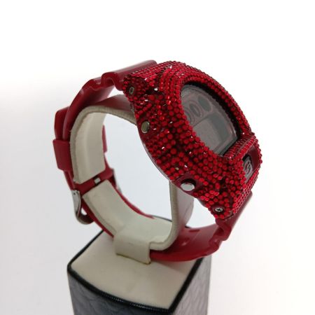  CASIO カシオ 腕時計　 G-SHOCK 　加工有り DW-6900MF レッド