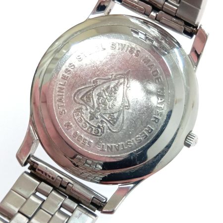  GUCCI グッチ 腕時計　ラウンドフェイス 　クォーツ 5500M シルバー