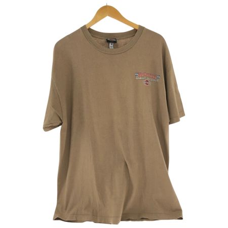  HARLEY-DAVIDSON ハーレーダビッドソン Tシャツ SIZE XL 古着 102050 ブラウン