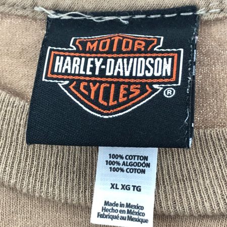  HARLEY-DAVIDSON ハーレーダビッドソン Tシャツ SIZE XL 古着 102050 ブラウン
