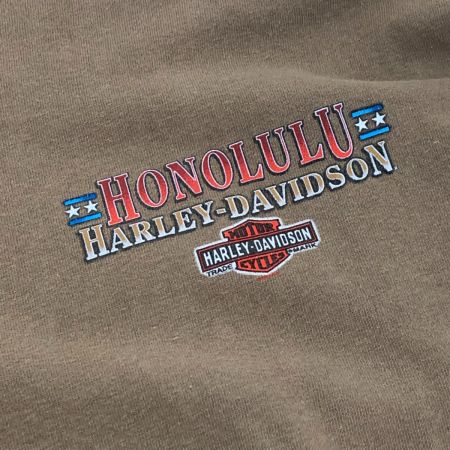  HARLEY-DAVIDSON ハーレーダビッドソン Tシャツ SIZE XL 古着 102050 ブラウン