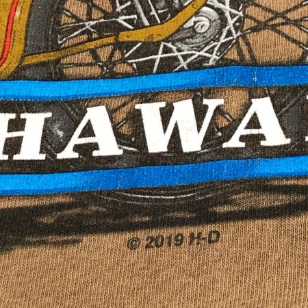  HARLEY-DAVIDSON ハーレーダビッドソン Tシャツ SIZE XL 古着 102050 ブラウン