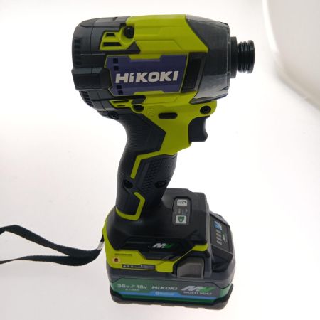  HiKOKI ハイコーキ コードレスインパクトドライバ WH36DD スパイダーイエロー