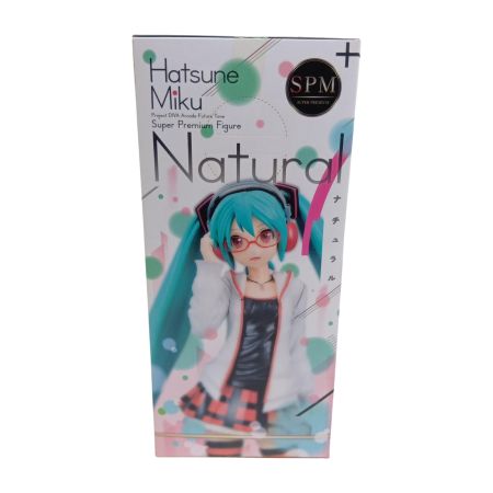  SEGA セガ フィギュア　初音ミク スーパープレミアムフィギュア ナチュラル