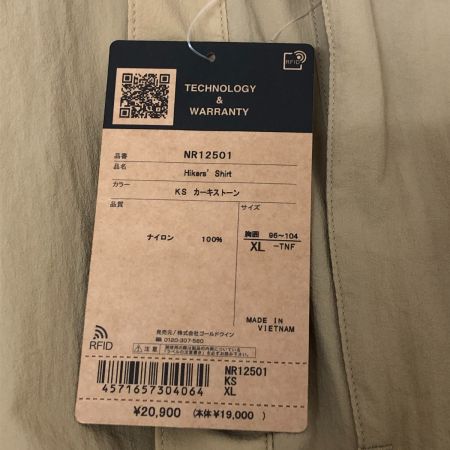  THE NORTH FACE ザノースフェイス シャツ ハイカーズシャツ SIZE XL  NR12501 カーキストーン