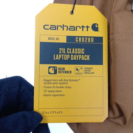  Carhartt カーハート  リュック デイパック  Classic Laptop Daypack 21L CB0280 ブラウン