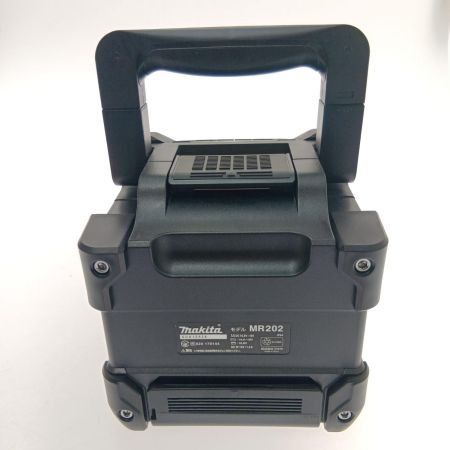  MAKITA マキタ 充電式スピーカ MR202B ブラック