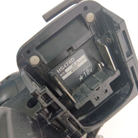  MAKITA マキタ 125mm充電式マルノコ　18Ｖ HS474D ブラック