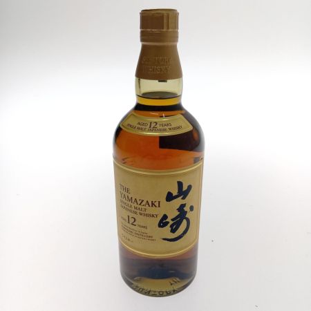 【北海道内限定発送】 YAMAZAKI 山崎/サントリー シングルモルトウイスキー山崎　12年 未開栓