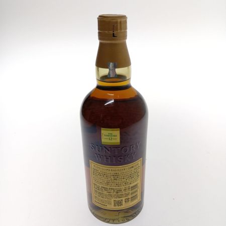 【北海道内限定発送】 YAMAZAKI 山崎/サントリー シングルモルトウイスキー山崎　12年 未開栓