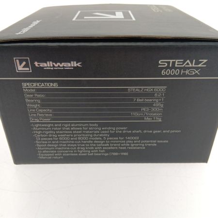  tailwalk テイルウォーク STEALZ ステルス 6000HGX
