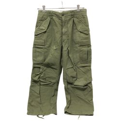 □□ 60s U.S.ARMY パンツ M-65 フィールドパンツ W79cm scovil GRIPPERジッパー 古着 オリーブ Cランク