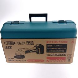 □□ MAKITA マキタ 100ｍｍ充電式ディスクグラインダ 18V GA402DRG グリーン Sランク