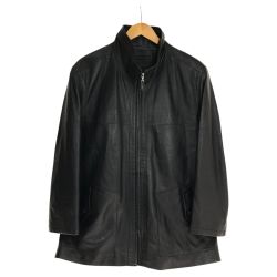 □□ 80~90s balmain ジャケット レザージャケット SIZE L 古着 ブラック Bランク