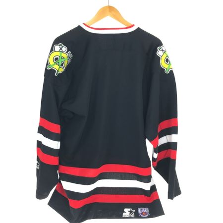  90~00s STARTER シャツ ゲームシャツ SIZE M 古着 ブラック