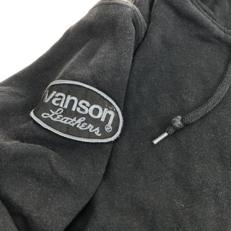  VANSON バンソン パーカー ジップパーカー SIZE M 古着 ブラック