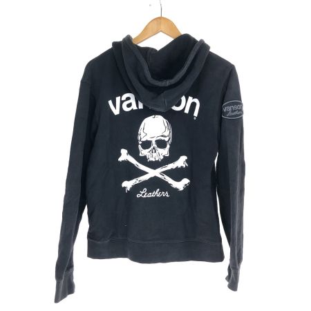  VANSON バンソン パーカー ジップパーカー SIZE M 古着 ブラック
