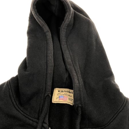  VANSON バンソン パーカー ジップパーカー SIZE M 古着 ブラック