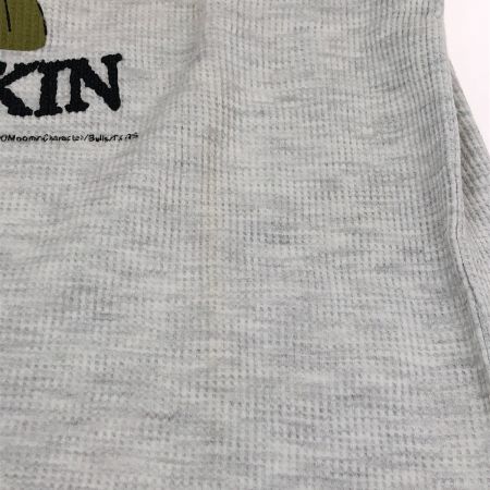  90s HE LOVES FREEDOM カットソー モックネック半袖カットソー SIZE M 古着 ライトグレー