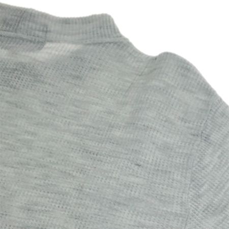  90s HE LOVES FREEDOM カットソー モックネック半袖カットソー SIZE M 古着 ライトグレー