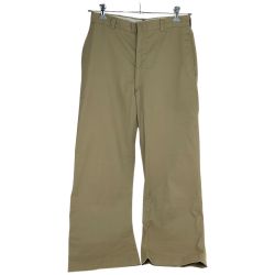 □□ 70s US.ARMY パンツ チノトラウザー SIZE W31×L33 75年製 古着 ベージュ Cランク